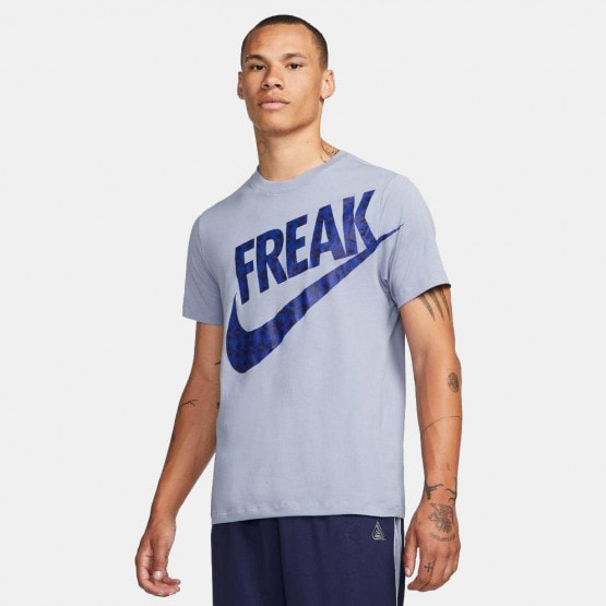 Nike Dri Fit Black White swoosh Giannis Greek Freak t shirt NBA MVP Star Bucks M