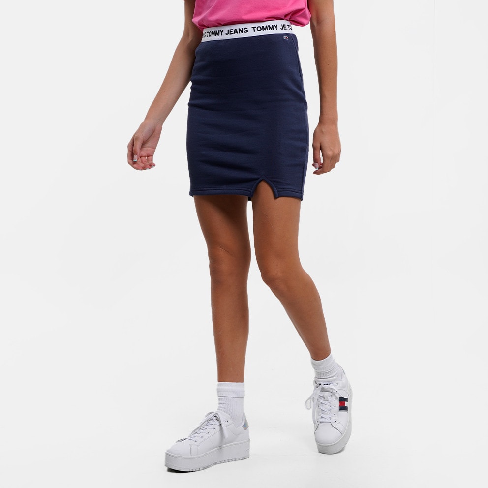 Tommy Jeans Logo Waistband Hight Waist Women's Skirt