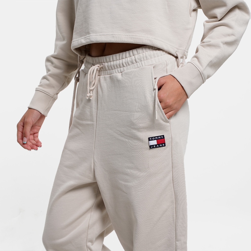 ACER - Il n\'y a pas d\'avis disponible pour Tommy Hilfiger LOGO 3 PACK -  Tommy Jeans Tjw Relaxed Hrs Badge Sweatpant Stony Beige DW0DW13820