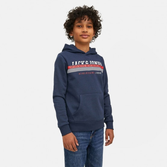 Jack & Jones Jjiron Sweat Παιδική Μπλούζα με Κουκούλα