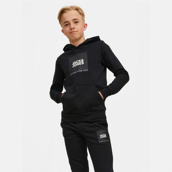 Jack & Jones Jjlock Sweat Παιδική Μπλούζα με Κουκούλα