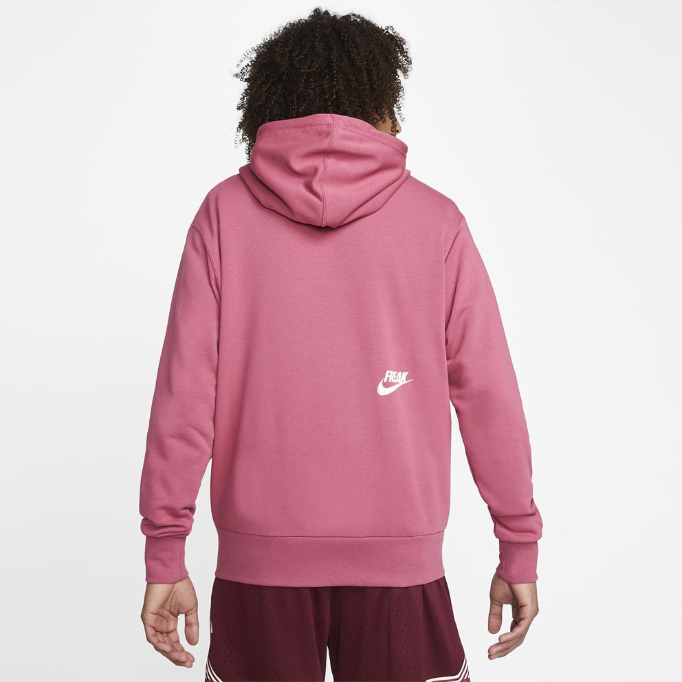 Nike Giannis Men\'s Pullover Hoodie Pink DQ5649 - 633 - Спортивні кросівки  босоніжки nike rift