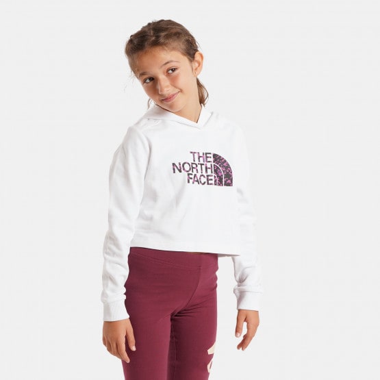 THE NORTH FACE Drew Peak Cropped Παιδική Μπλούζα με Κουκούλα
