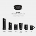 Hydro Flask Small Closeable Press-In Lid Black