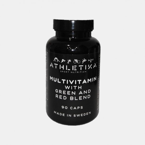 ATHLETIKA - Sport Nutrition Green & Red Blend 90Caps Multivitamin