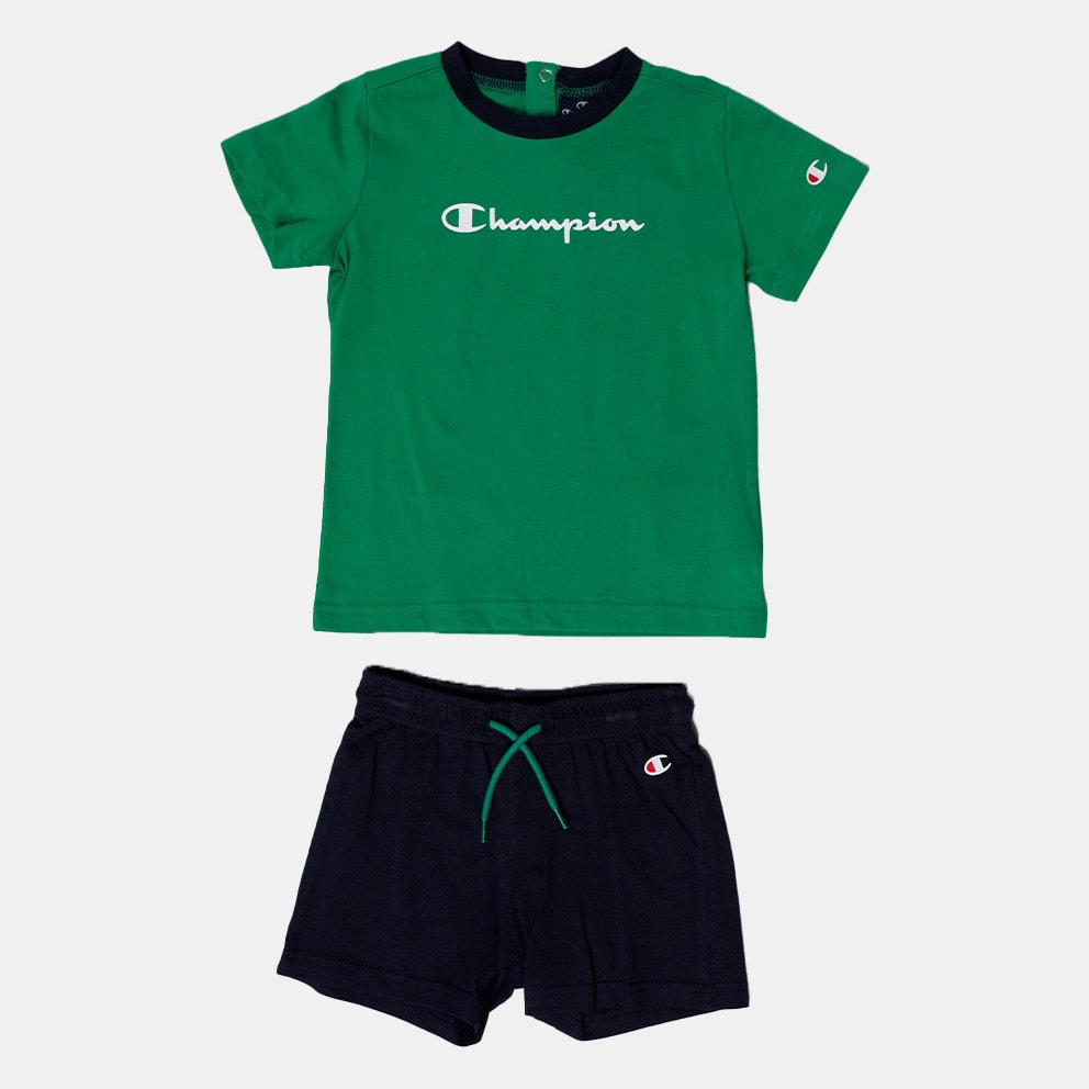 Champion Set Kids Crew Set Green 305972 GS017