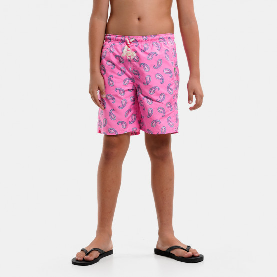 MC2 With Cord Coulisse Love Paisley 210 Kids' Swim Shorts