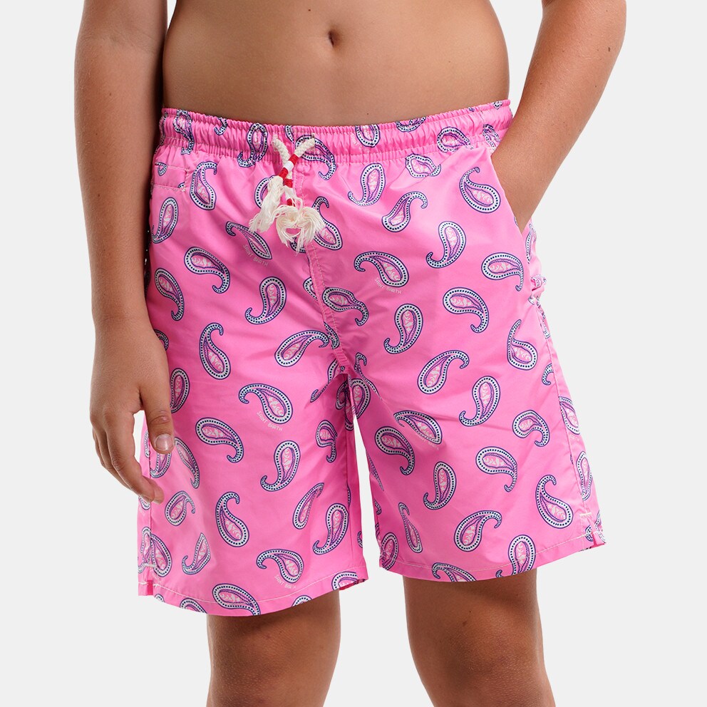 MC2 With Cord Coulisse Love Paisley 210 Kids' Swim Shorts