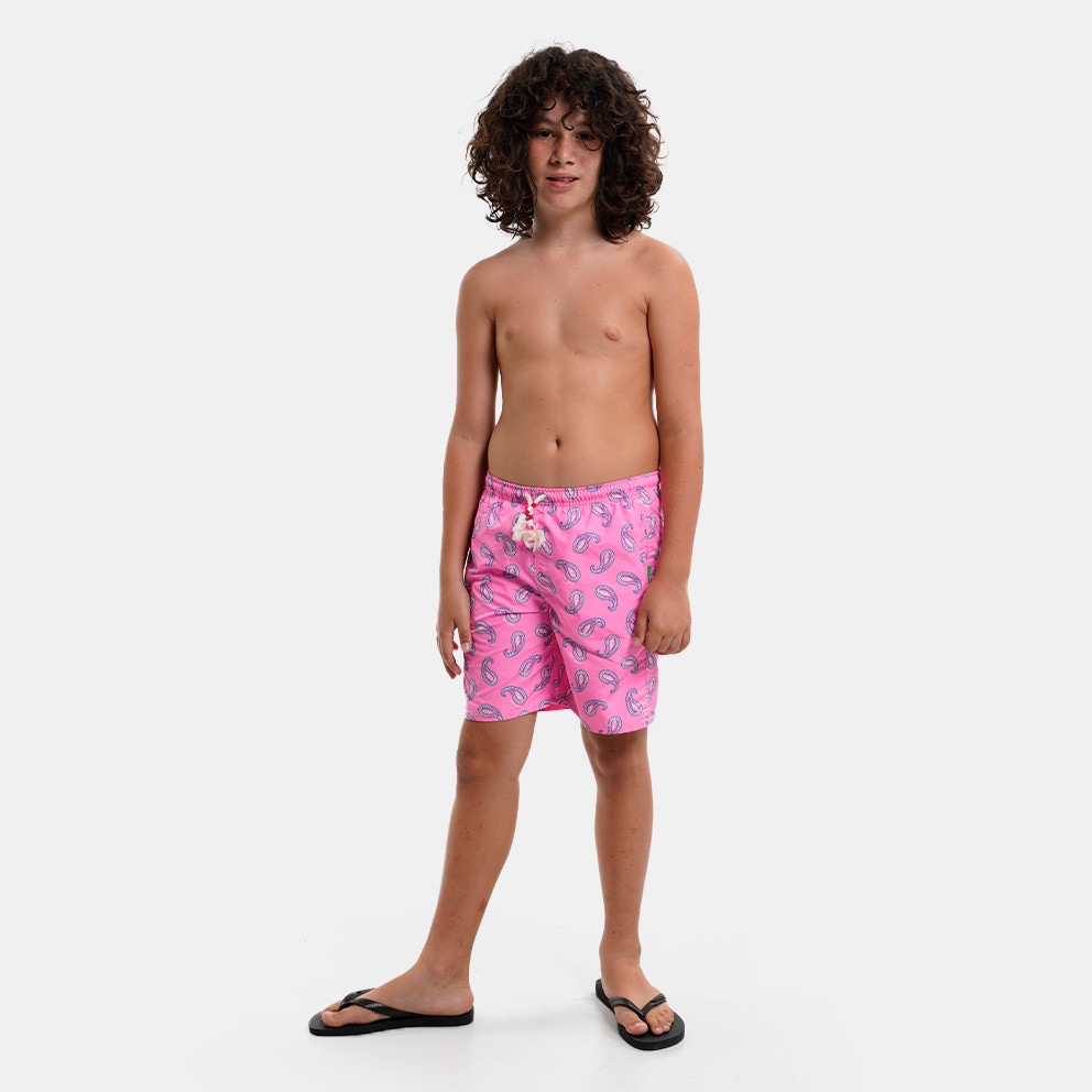 MC2 With Cord Coulisse Love Paisley 210 Kids' Swim Shorts