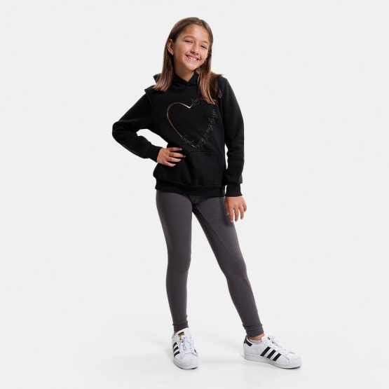 Target Hoodie & Leggings Fleece "Heart" Παιδικό Σετ