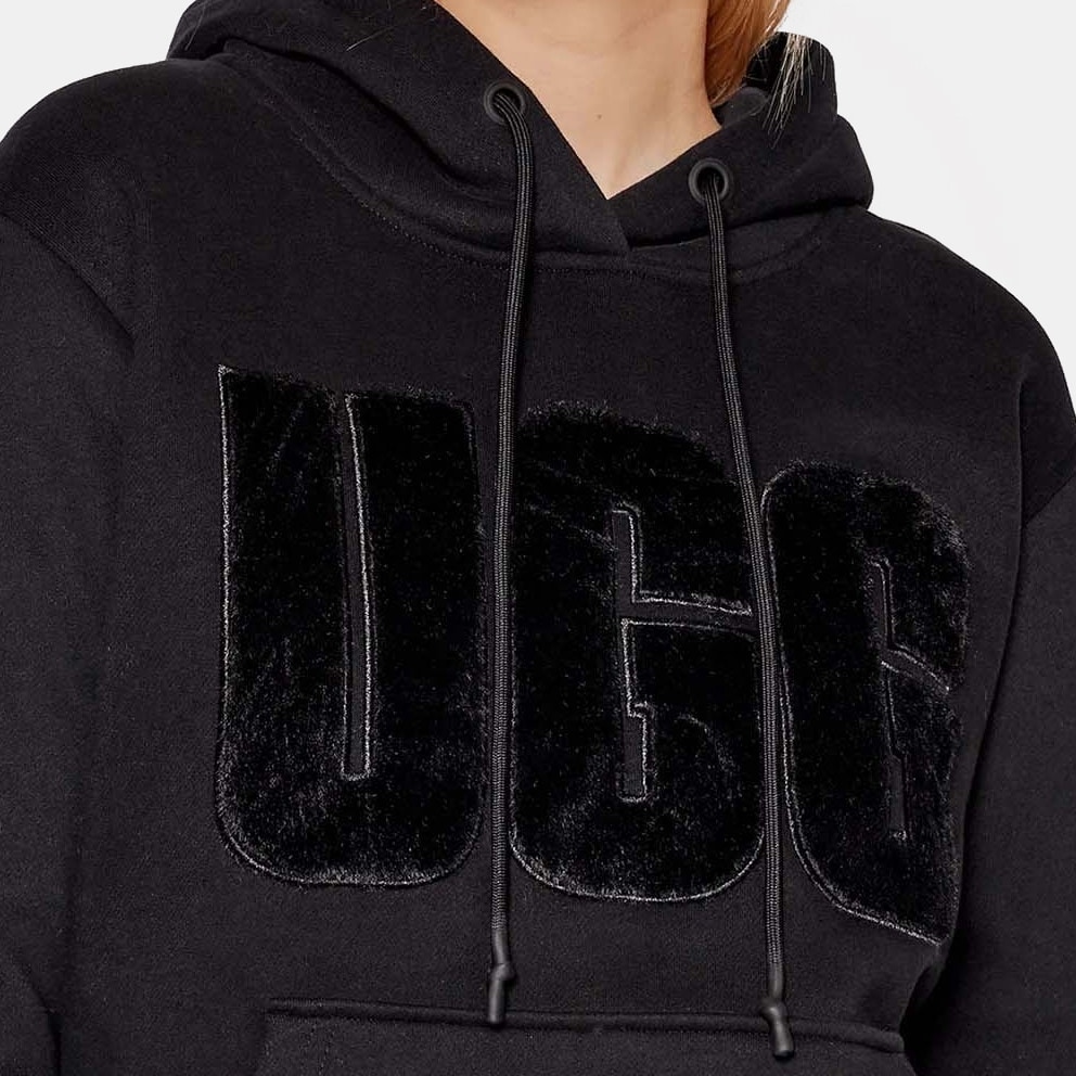 Ugg Rey Fuzzy Logo Women's Hoodie