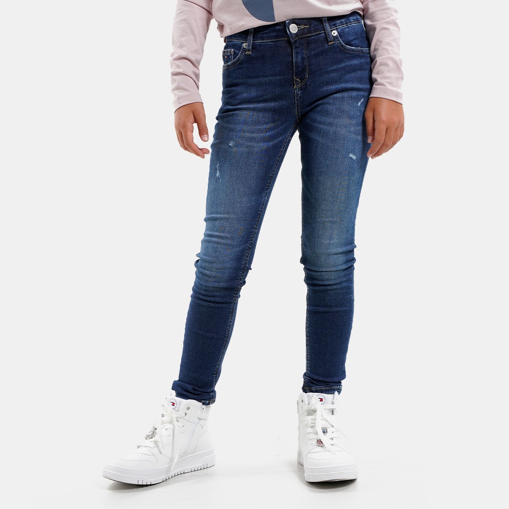 Débardeurs T-shirts sans manche Tommy Pebble Jeans - 1A8 - Tommy Pebble  Jeans Nora Skinny Kids' Jean Blue KG0KG06593