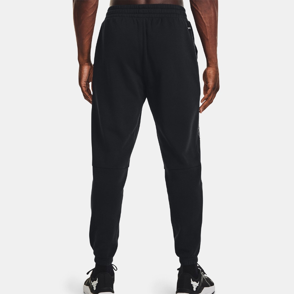 Under Armour Project Rock Rival Fleece Ανδρικό Jogger Παντελόνι Φόρμας