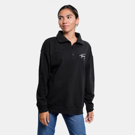 Tommy jeans quarter cheap zip