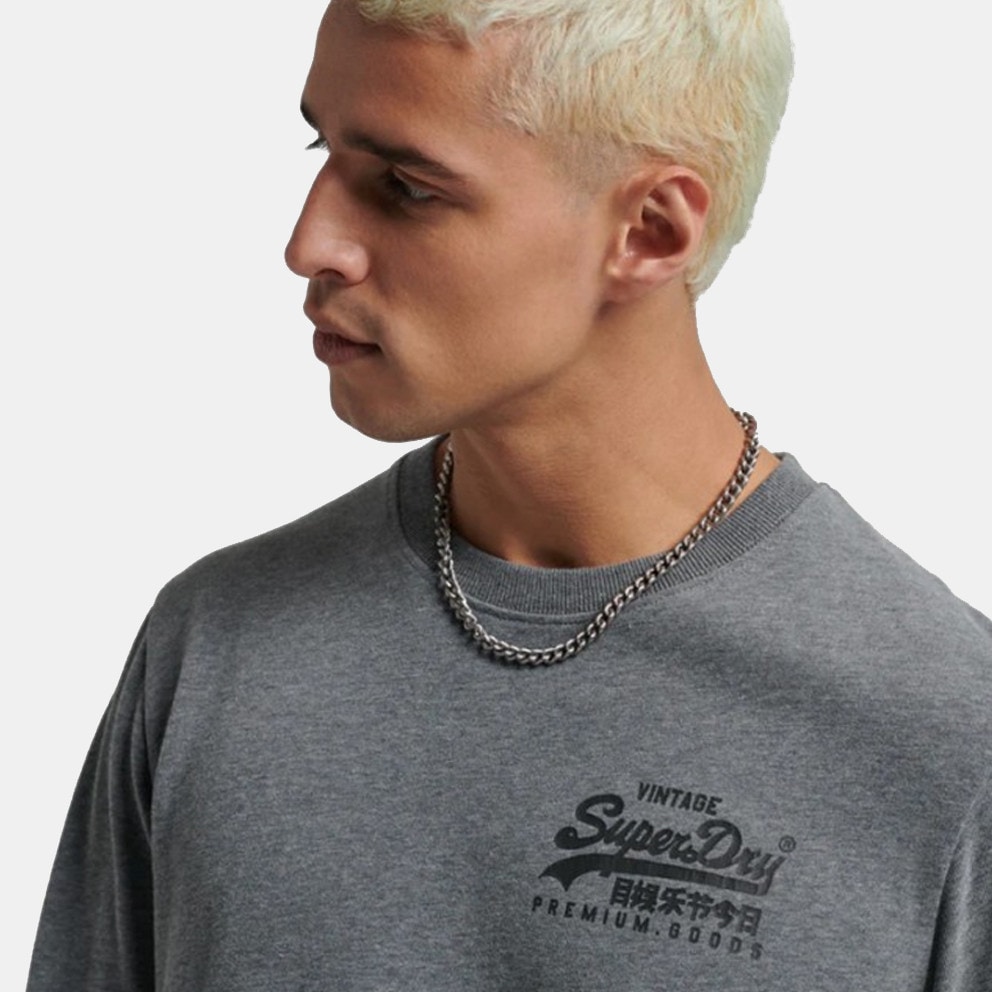 Superdry D1 Vintage Logo Heritage Ανδρική Μπλούζα Μακρύ Μανίκι