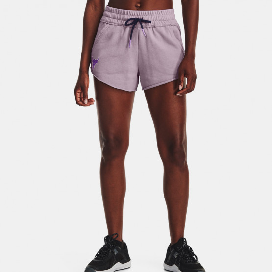 Under Armour Project Rock Rival Terry Disrupt Women's Shorts