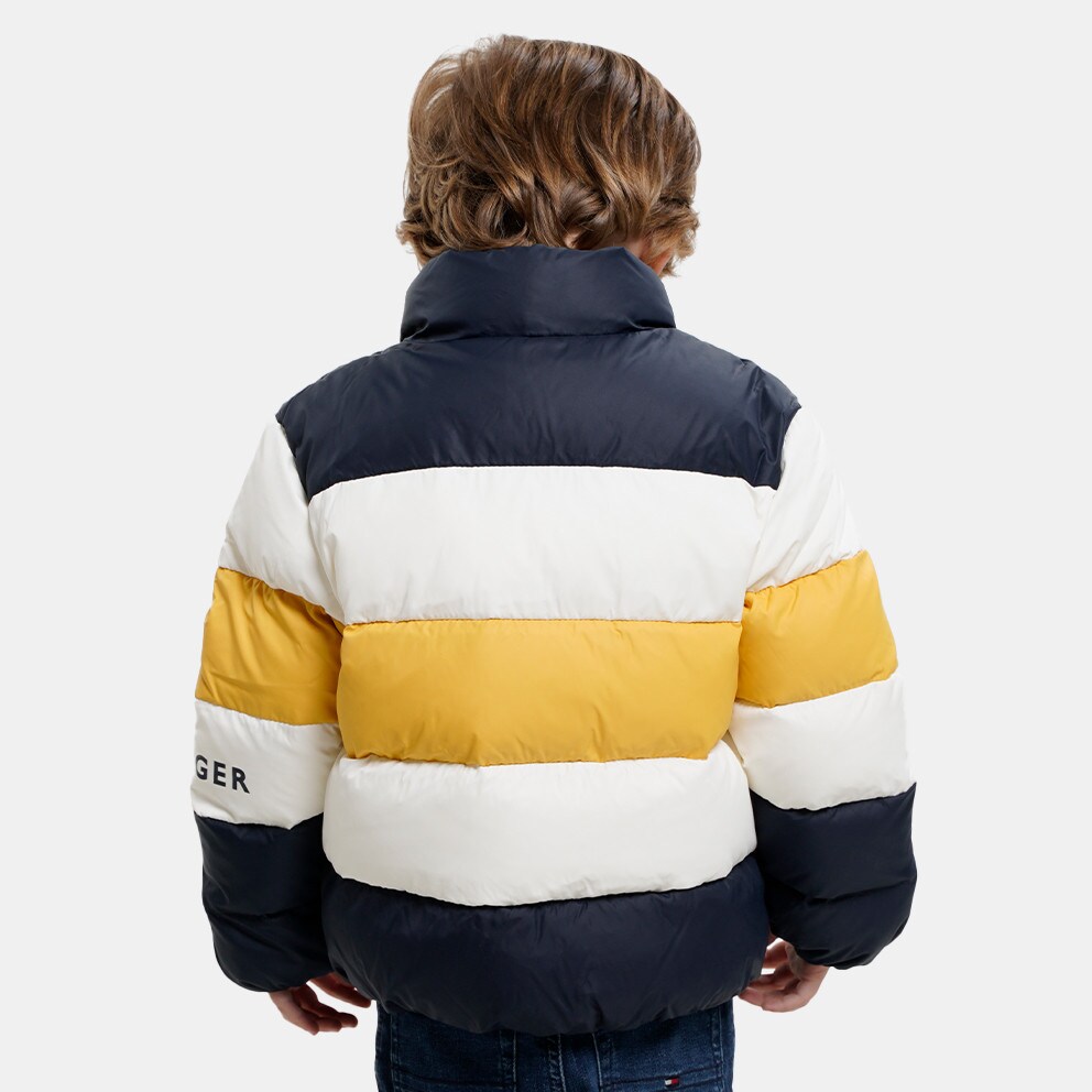 Tommy Jeans Printed Stripe Puffer Παιδικό Μπουφάν