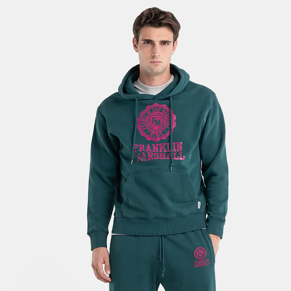Franklin & Marshall Logo Aνδρική Μπλούζα Με Κουκούλα (9000124099_63866)