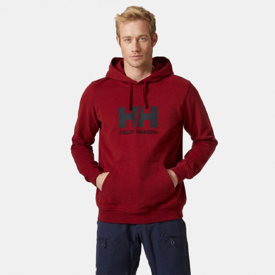 Helly Hansen Logo Ανδρική Μπλούζα Με Κουκούλα