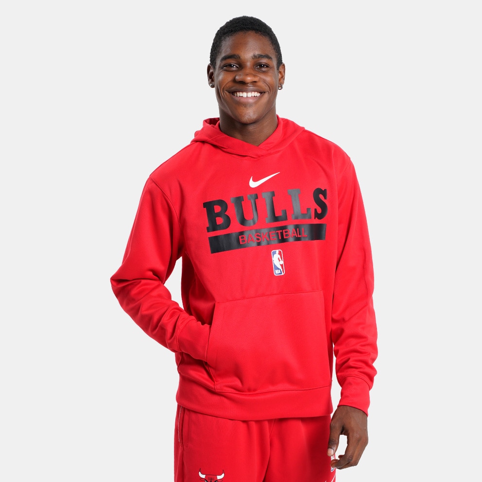 Youth Chicago Bulls Red/Black Poster Board Full-Zip Hoodie