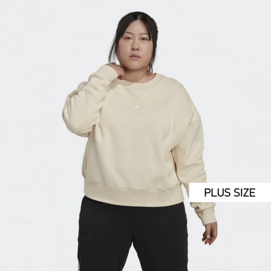 adidas Originals All SZN Plus Size Γυναικεία Μπλούζα Φούτερ