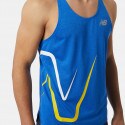 New Balance Graphic Impact Run Singlet Ανδρική Αμάνικη Μπλούζα