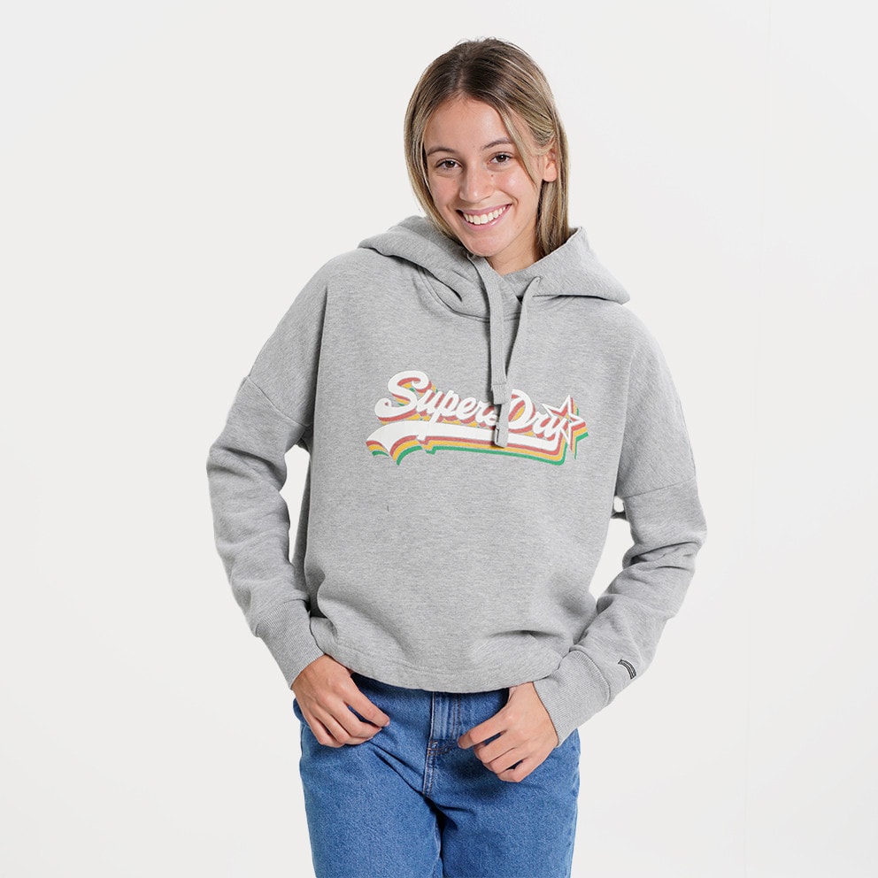 Superdry D1 Vintage Rainbow Γυναικεία Μπλούζα με Κουκούλα (9000116312_6216)