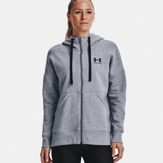 Under Armour Rival Γυναικεία Fleece Ζακέτα με Κουκούλα