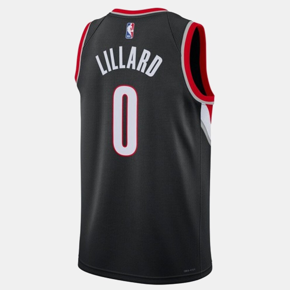 Nike NBA Damian Lillard Portland Trail Blazers Icon Edition 2022/23 Dri-FIT Ανδρική Μπασκετική Φανέλα