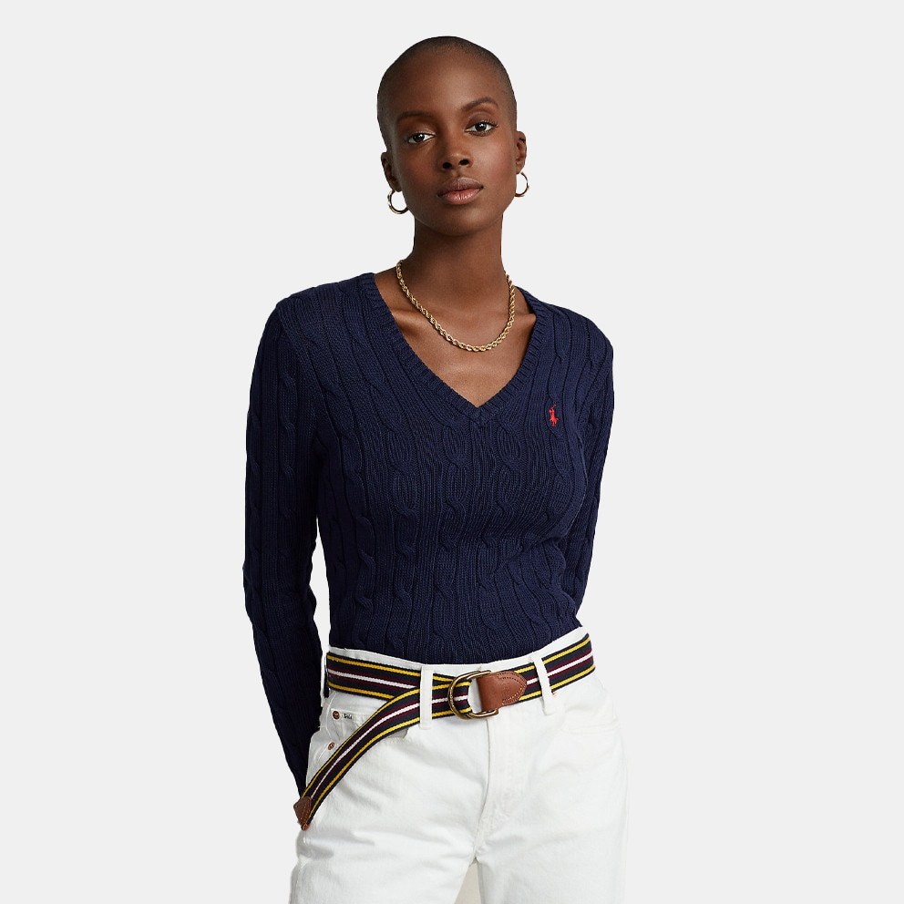 Ralph lauren women's on sale v neck long sleeve