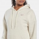 Reebok Identity Logo Fleece Γυναικεία Μπλούζα με Κουκούλα