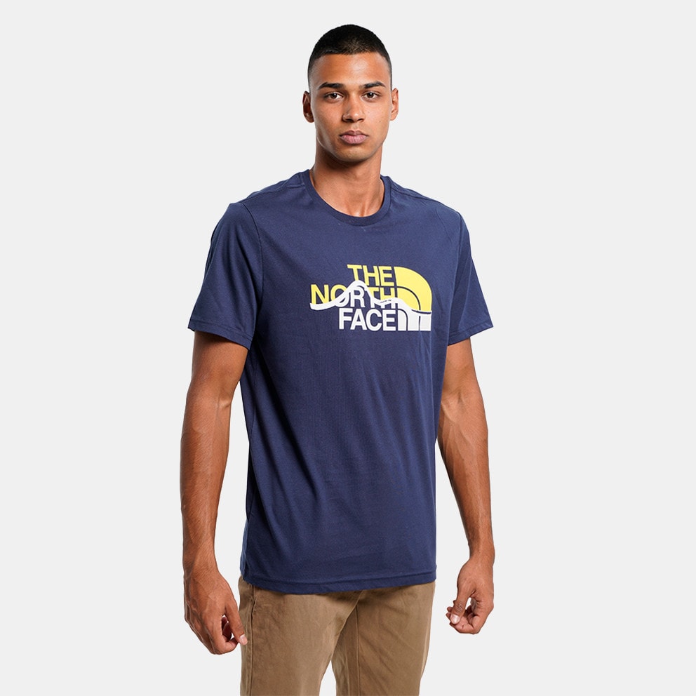North face mountain line t shirt online