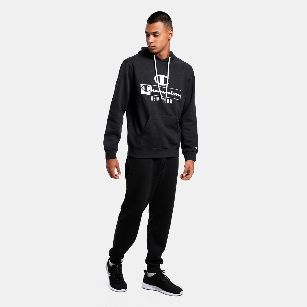 KK001 - Champion Men's Hoodie Black 217994 - Lysebrun sweatshirt med rund  hals