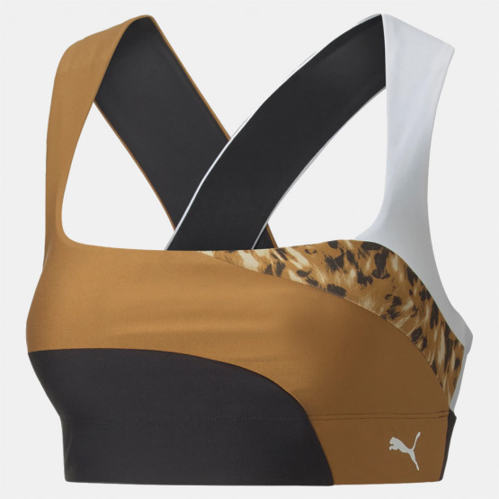 Puma Mid Impact Safari Glam Γυναικείο Αθλητικό Μπουστάκι