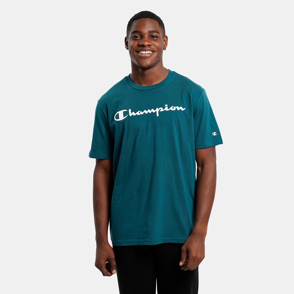 Green champion t shirt sale