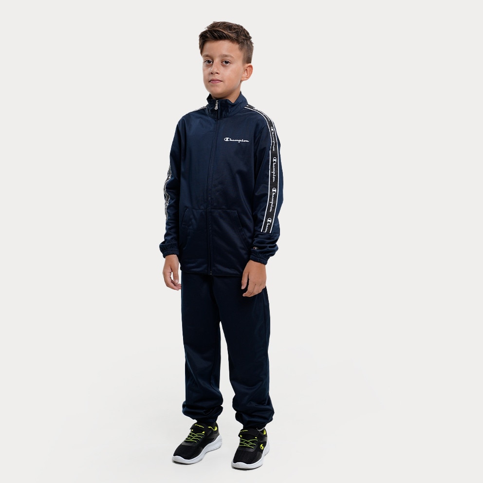 Champion Full Zip Kid s Set Blue 306193 adidas training track