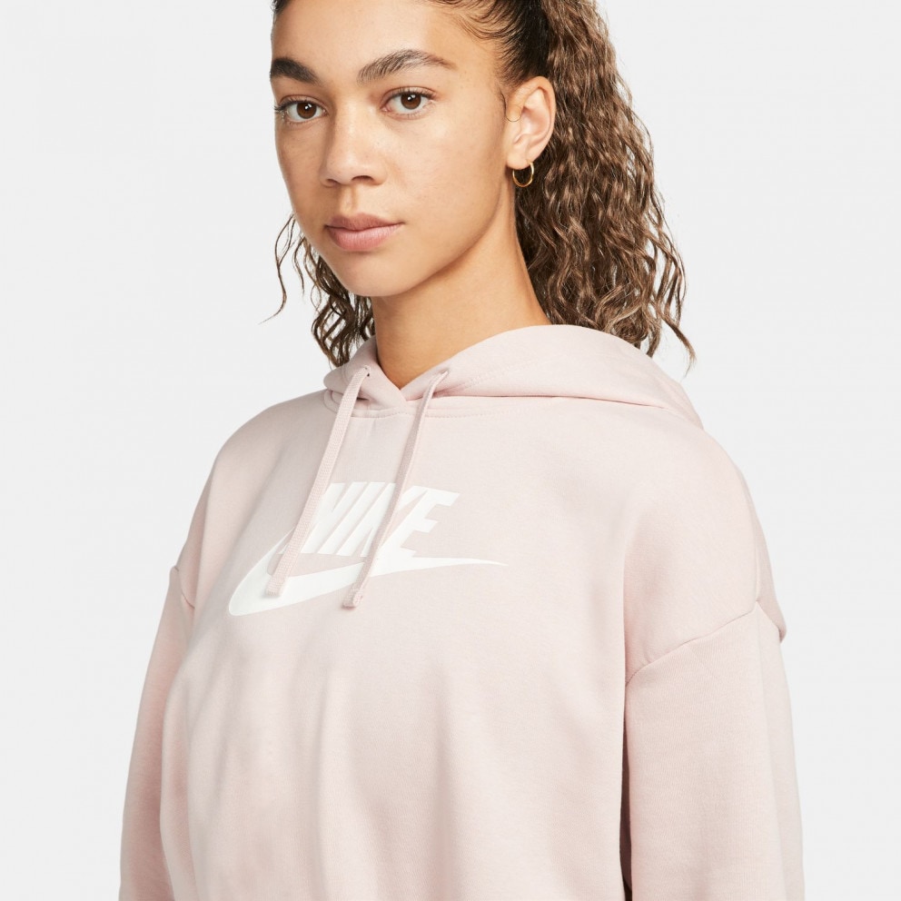 Nike Sportswear Club Fleece Γυναικεία Μπλούζα με Κουκούλα