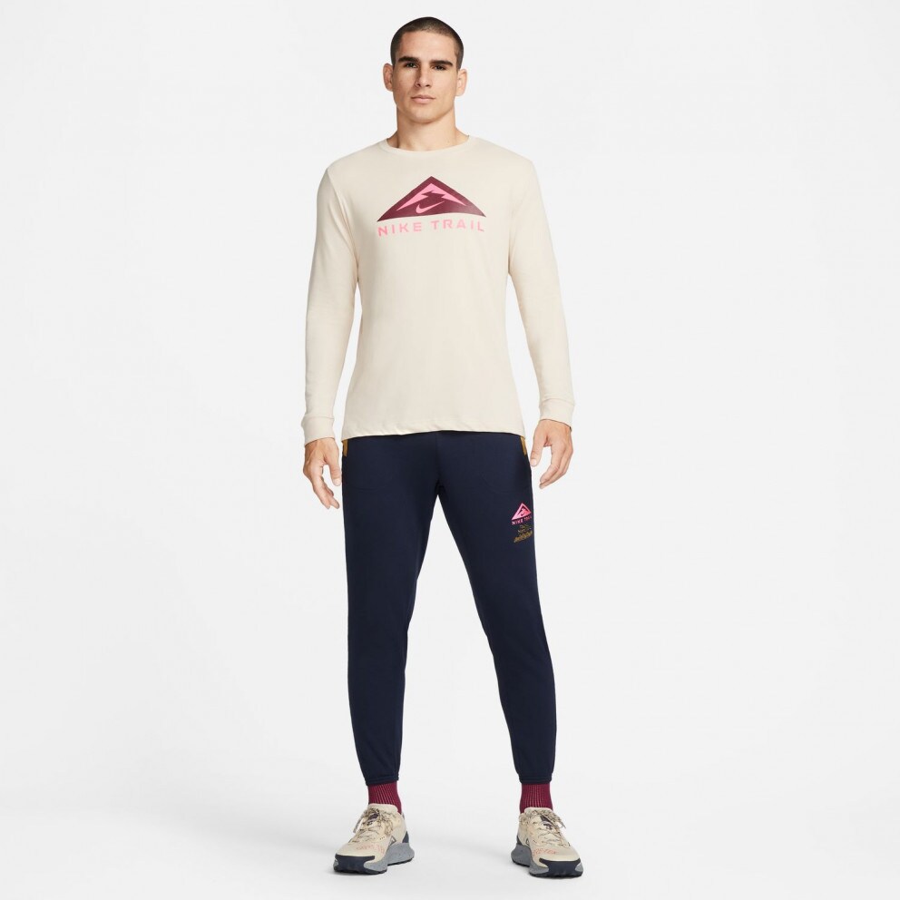 Nike Trail Dri-FIT Ανδρική Μπλούζα με Μακρύ Μανίκι