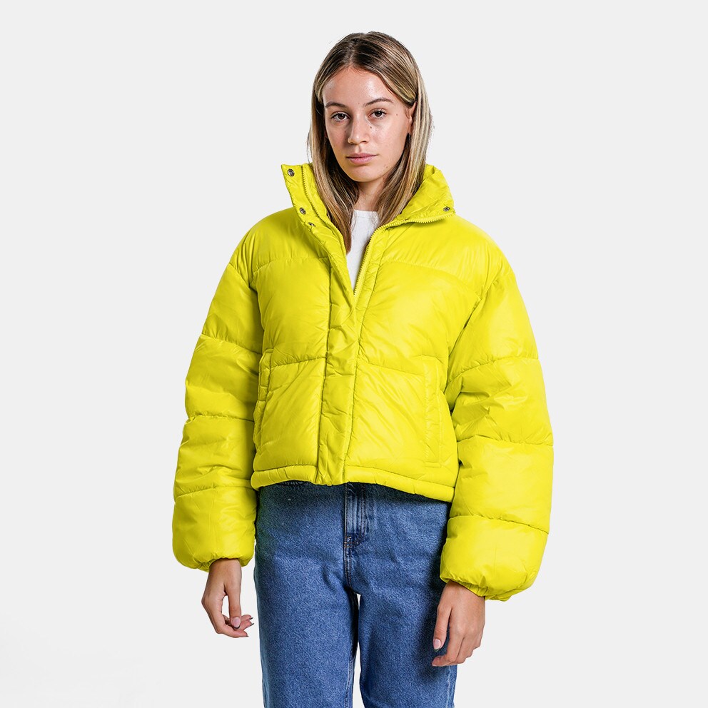 JJXX Beany Shine Women's Puffer Jacket Yellow 12214675/13-0650 TCX