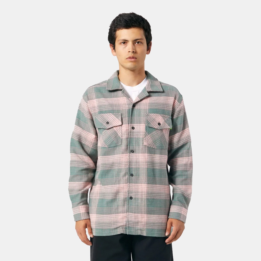 Huf Smash Flannel Overshirt Μακρυμάνικο Ανδρικό Πουκάμισο