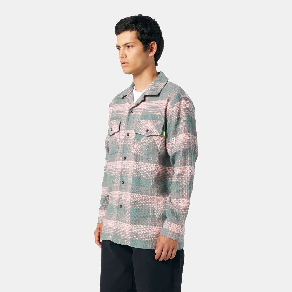 Huf Smash Flannel Overshirt Μακρυμάνικο Ανδρικό Πουκάμισο