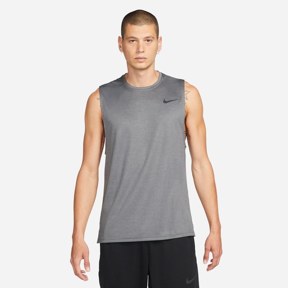 068 Nike Dri Fit Superset Men s Tank Top Grey CZ2409 nike air foamposite dark pine black and grey color