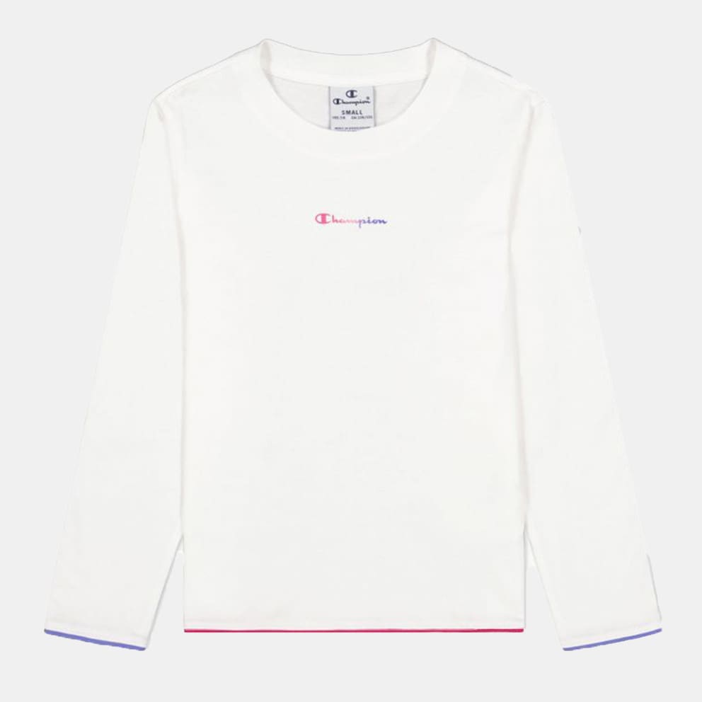 Champion Crewneck Children's T-shirt With Long Sleeves