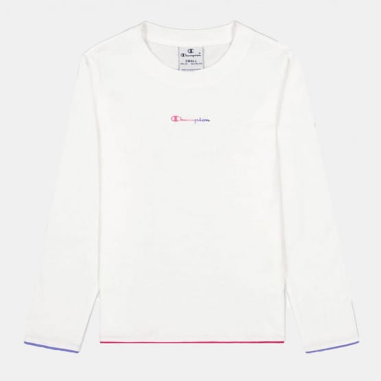 Champion Crewneck Children's T-shirt With Long Sleeves