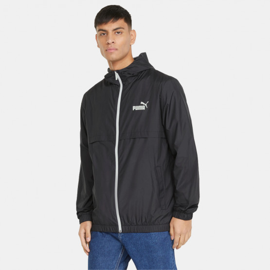 Puma ESS Solid Windbreaker Ανδρικό Αδιάβροχο Μπουφάν