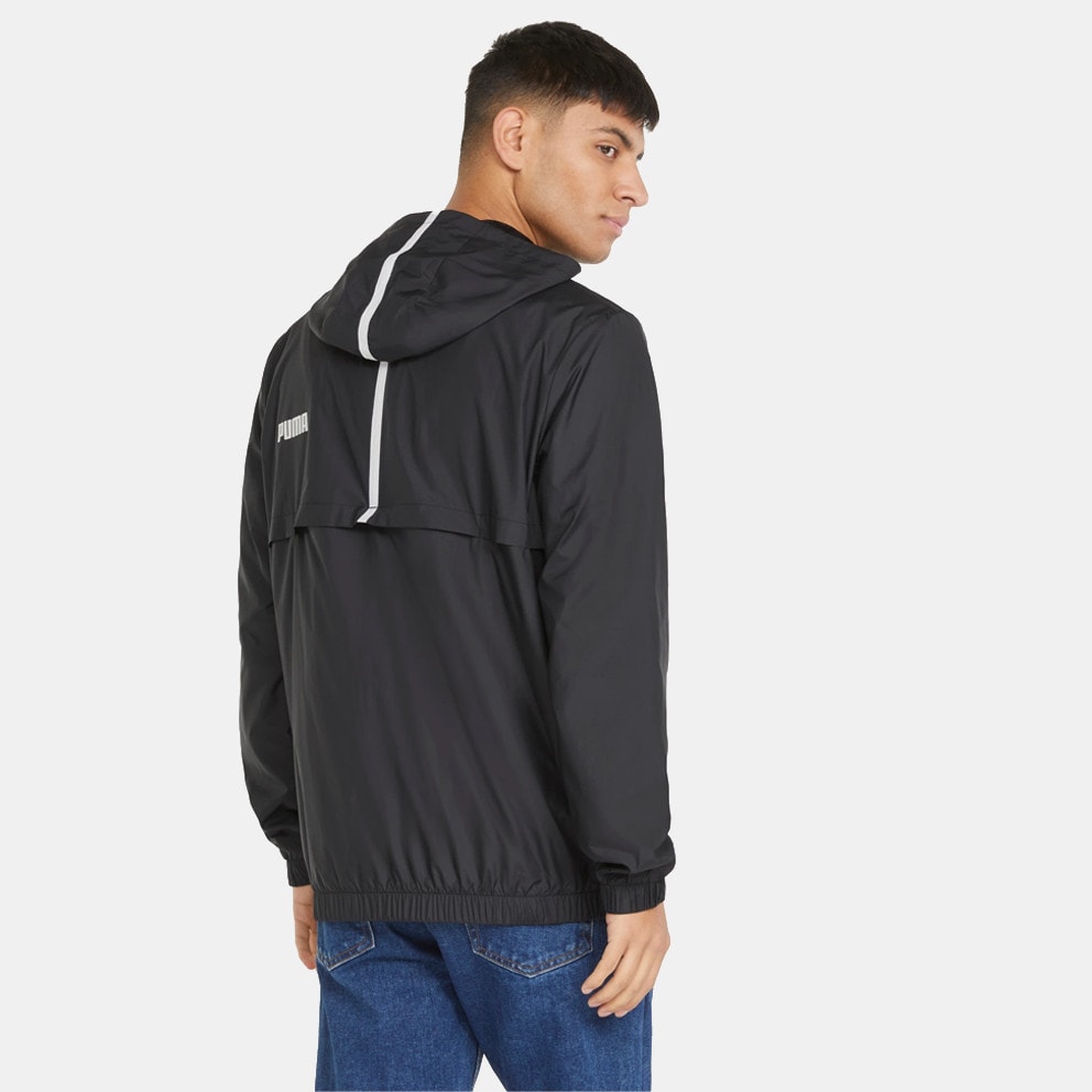 Puma ESS Solid Windbreaker Ανδρικό Αδιάβροχο Μπουφάν