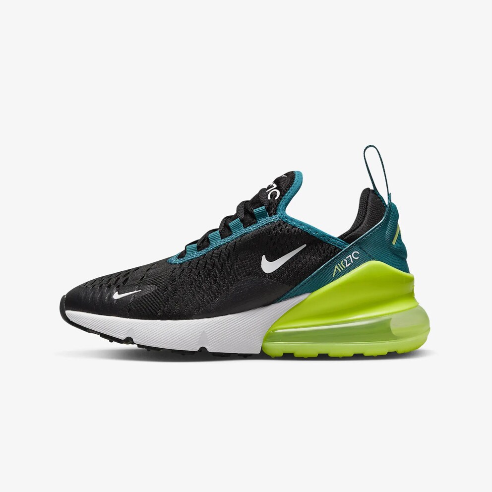 Nike Air Max 270 Παιδικά Παπούτσια (9000109397_60281) BLACK/WHITE-BRIGHT SPRUCE-BARELY VOLT