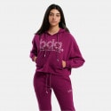 Body Action Women's Oversized Cropped Hoodie