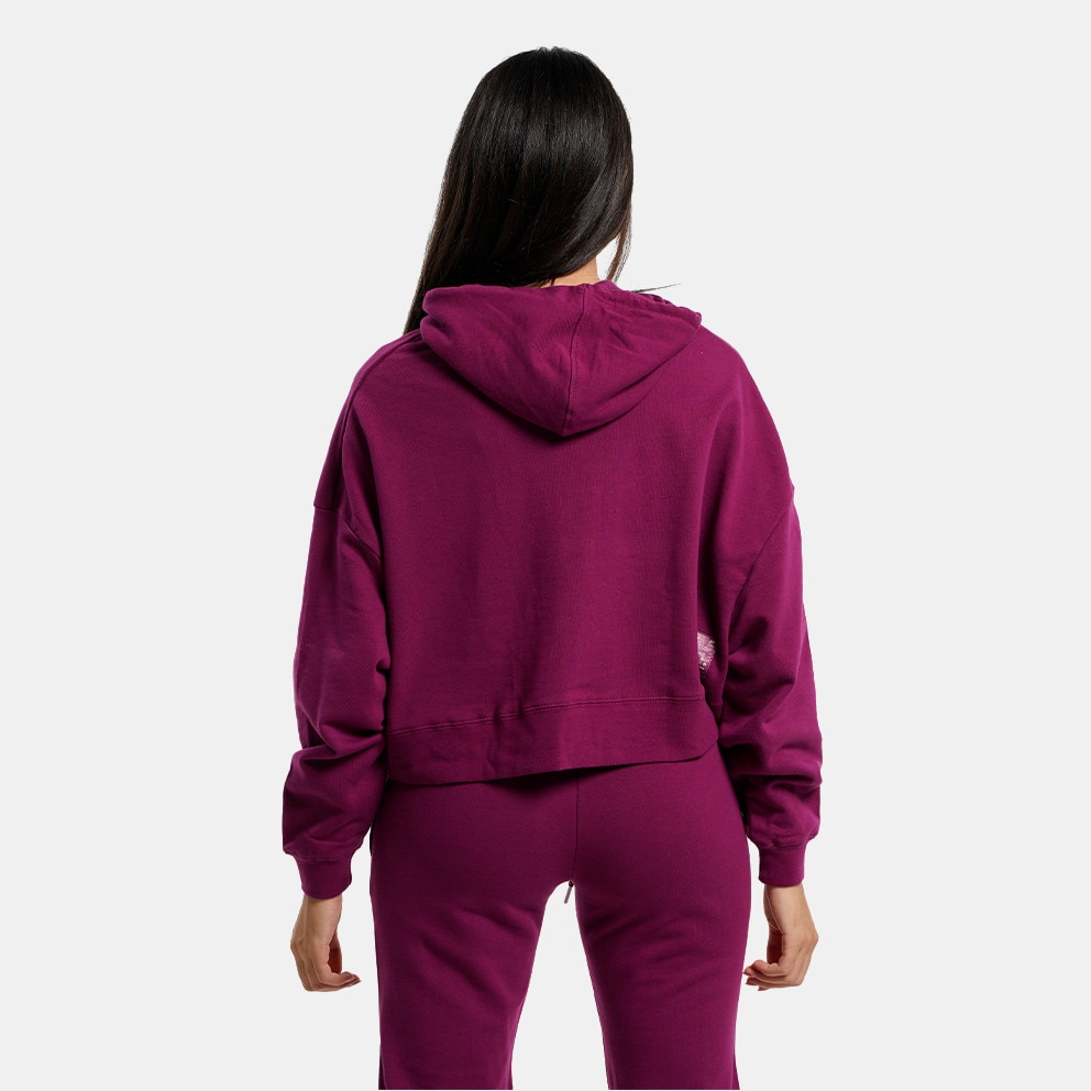 Body Action Women's Oversized Cropped Hoodie