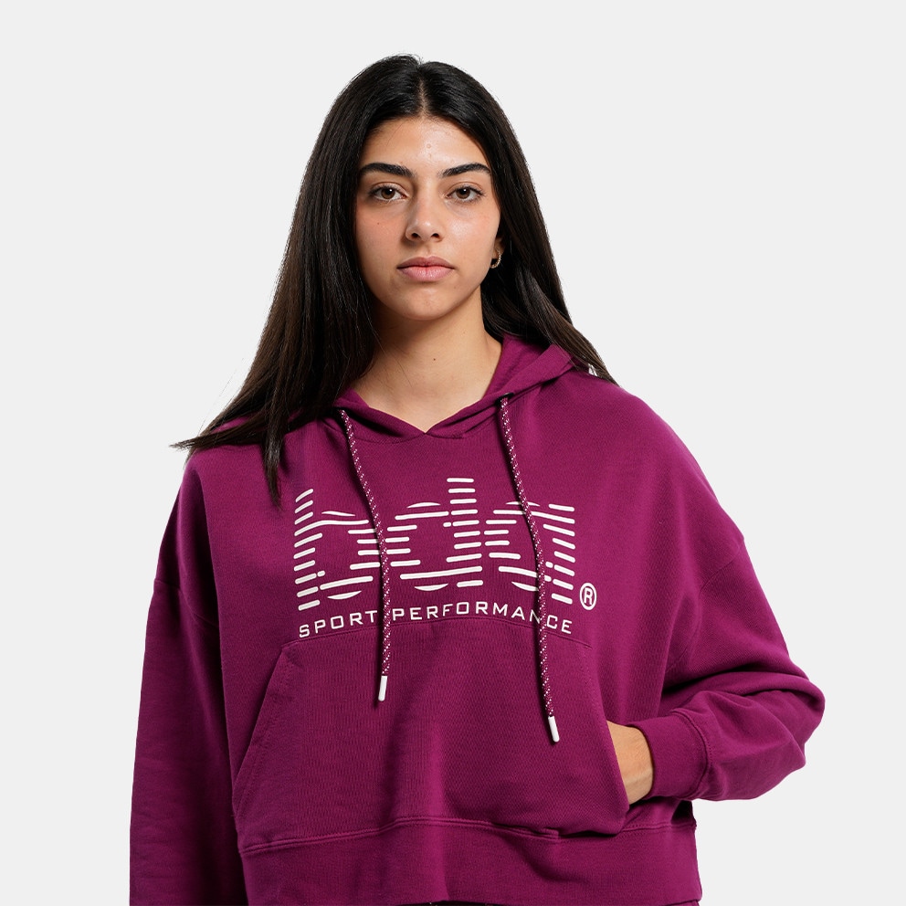 Body Action Women's Oversized Cropped Hoodie